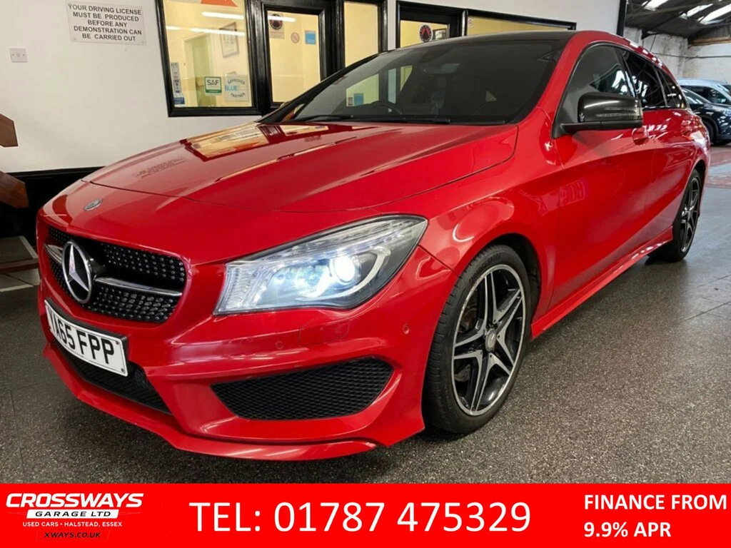 Mercedes-Benz CLA Class 2.1 Cla220d Amg Sport Shooting Brake 7G YA65FPP Red