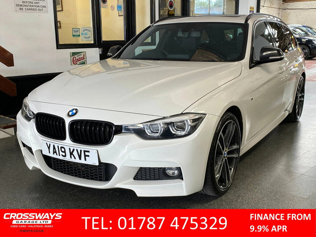 BMW 3 Series 2.0 320I M Sport Shadow Edition Touring White
