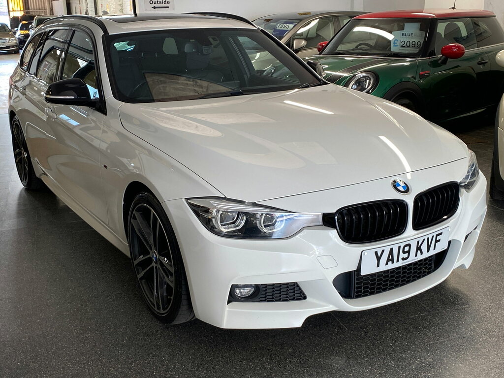 BMW 3 Series 2.0 320I M Sport Shadow Edition Touring YA19KVF White #5
