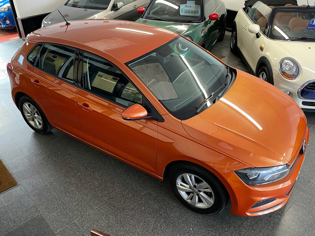 Volkswagen Polo 1.0 Tsi Gpf Se Hatchback Euro 6 Orange #4