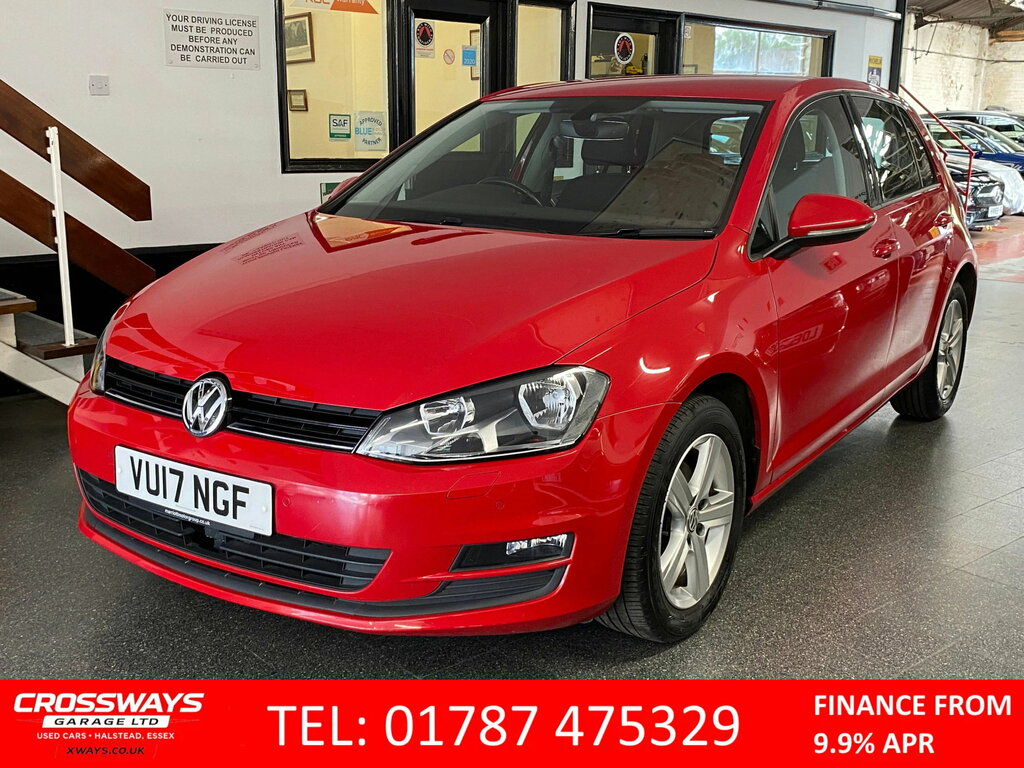Volkswagen Golf 1.4 Tsi Bluemotion Tech Match Edition Hatchback VU17NGF Red