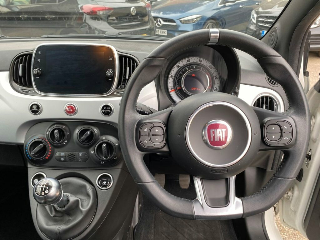 Fiat 500 1.0 Mhev Hey Google Hatchback Eu White #3