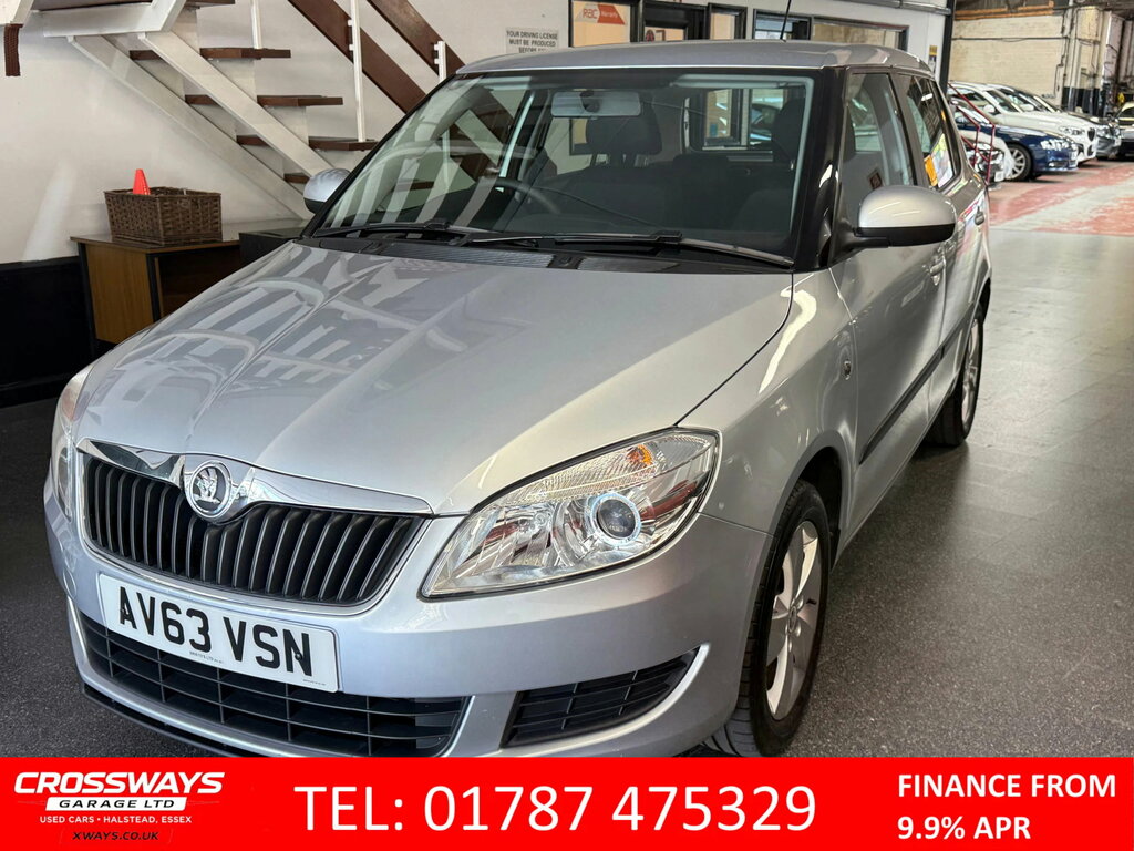 Skoda Fabia 1.2 Se Hatchback Euro 5 69 Ps Silver