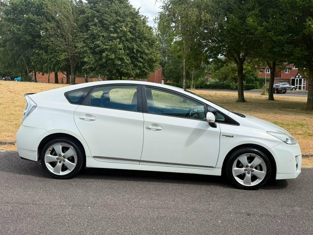 Toyota Prius 1.8 Vvt-h T Spirit Cvt Euro 5 Ss White #4