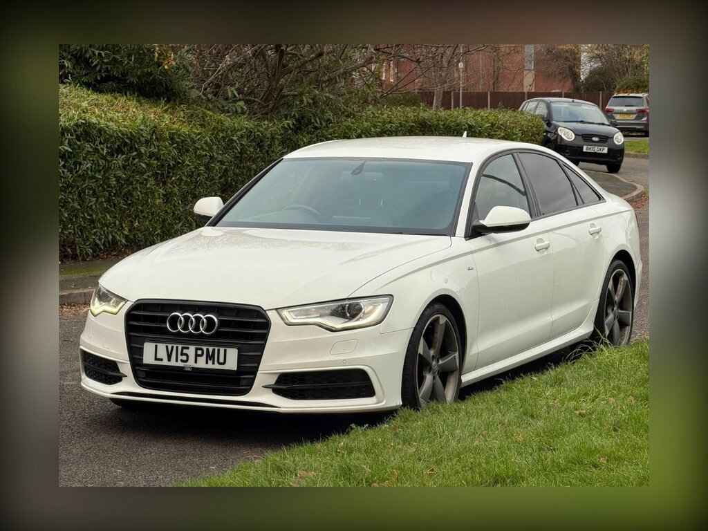 Audi A6 Saloon 3.0 Tdi V6 Black Edition S Tronic Quattro Euro 5 White #2