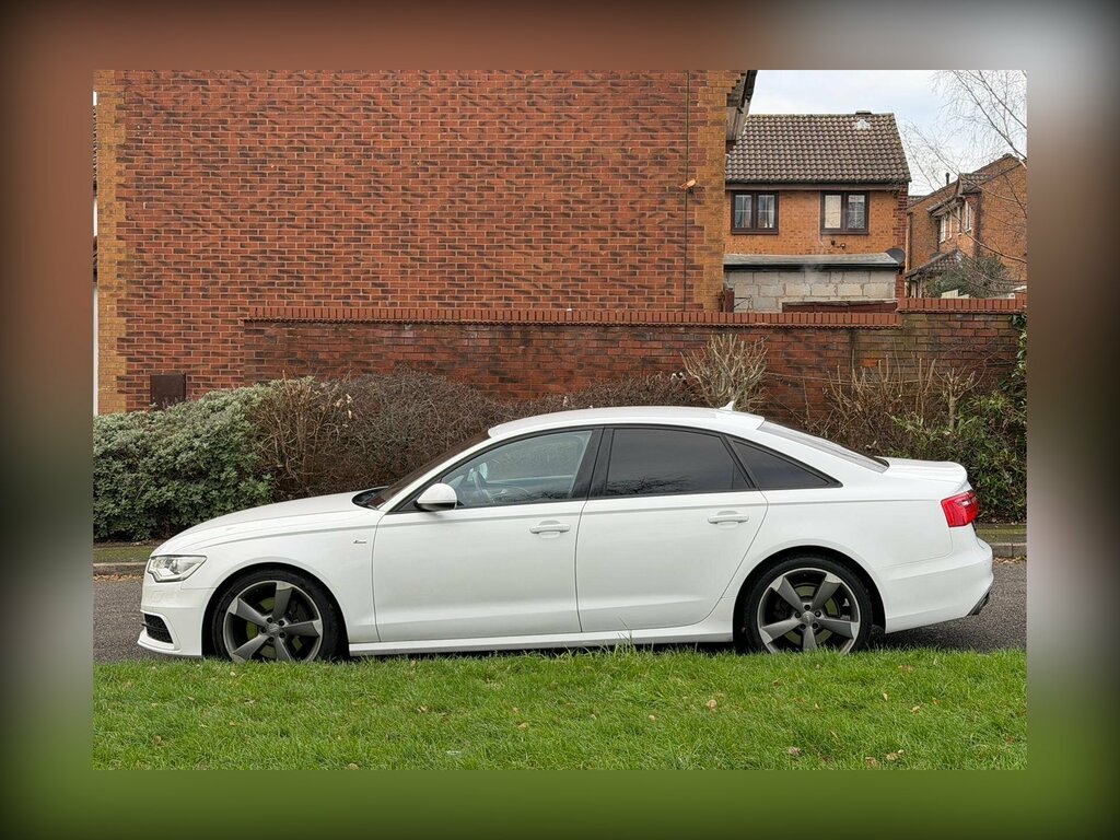 Audi A6 Saloon 3.0 Tdi V6 Black Edition S Tronic Quattro Euro 5 White #3