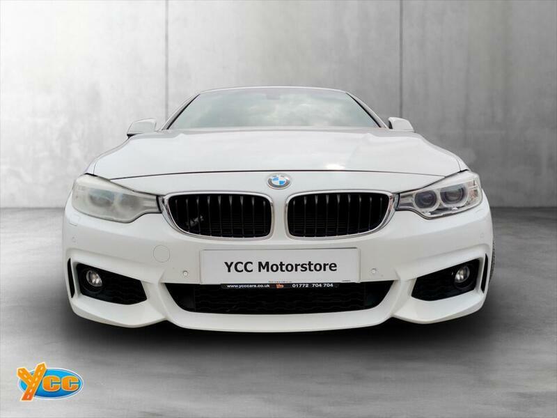 BMW 4 Series 3.0 435D M Sport Convertible Xdriv White #2