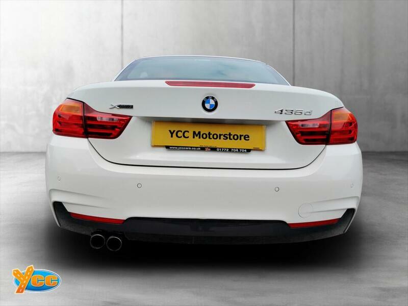 BMW 4 Series 3.0 435D M Sport Convertible Xdriv White #6