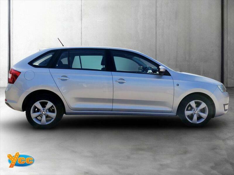 Skoda Rapid Spaceback 1.6 Tdi Se White #8