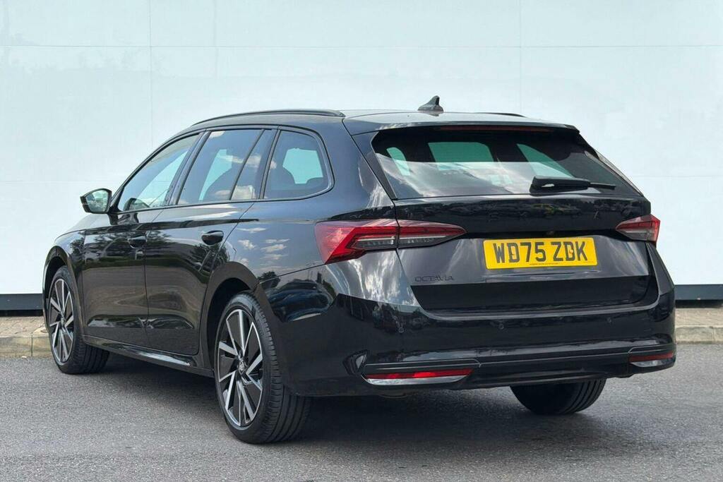 Skoda Octavia 1.5 Tsi E Tec Mhev Act Sportline Estate WD75ZDK Black #5