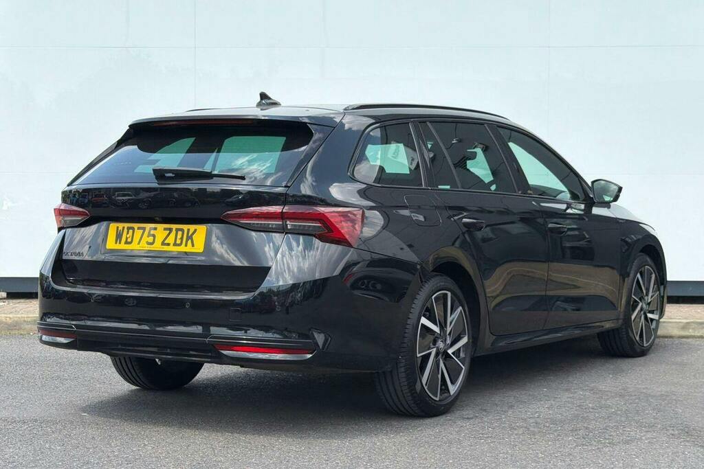 Skoda Octavia 1.5 Tsi E Tec Mhev Act Sportline Estate WD75ZDK Black #3