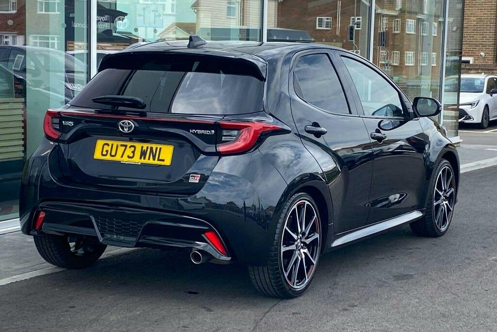 Toyota Yaris 1.5 Vvt H Gr Sport Hatchback Hybrid E C GU73WNL Black #2