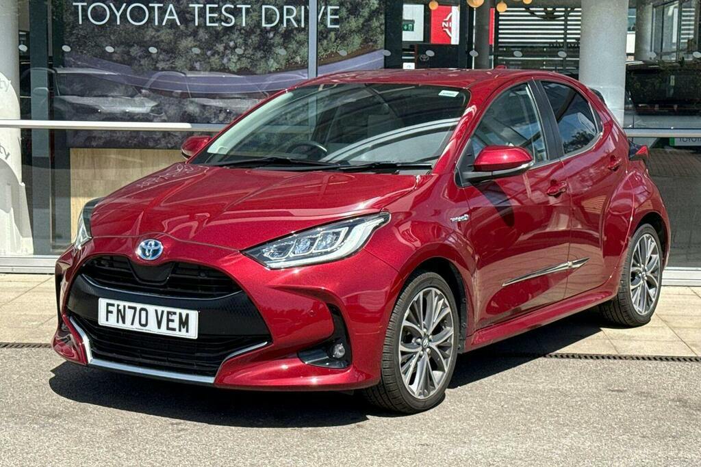 Toyota Yaris 1.5 Vvt H Excel Hatchback Hybrid E Cvt Red #3