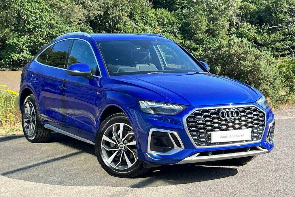 Audi Q5 2.0 Tdi 40 S Line Sportback S Tronic Qu Blue