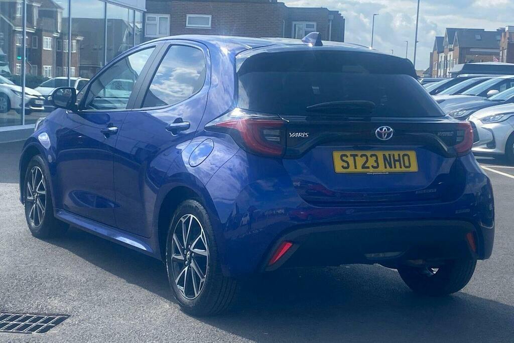Toyota Yaris 1.5 Vvt H Design Hatchback Hybrid E Cvt ST23NHO Blue #4