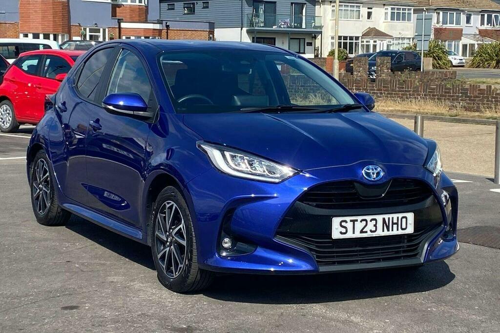 Toyota Yaris 1.5 Vvt H Design Hatchback Hybrid E Cvt Blue