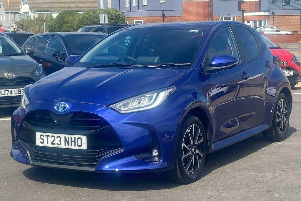 Toyota Yaris 1.5 Vvt H Design Hatchback Hybrid E Cvt ST23NHO Blue #3