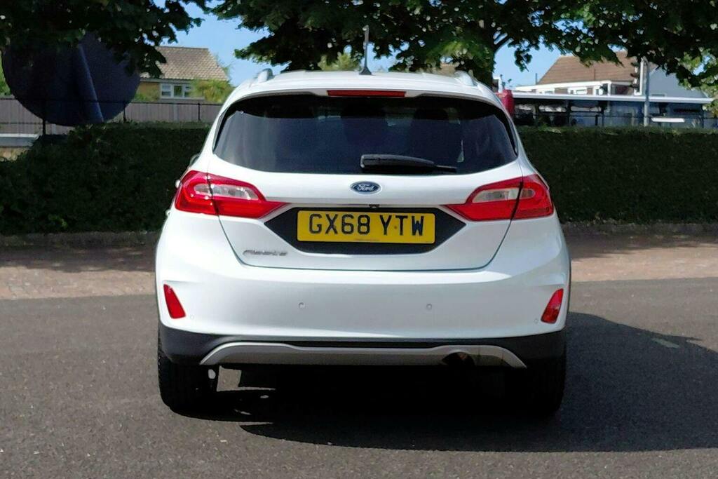 Ford Fiesta 1.0T Ecoboost Active X Hatchback GX68YTW White #4