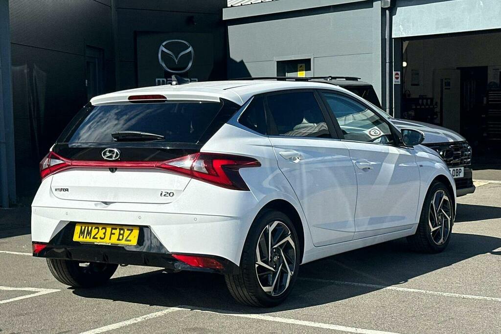 Hyundai I20 1.0 T Gdi Mhev Premium Hatchback Hybrid MM23FBZ White #3