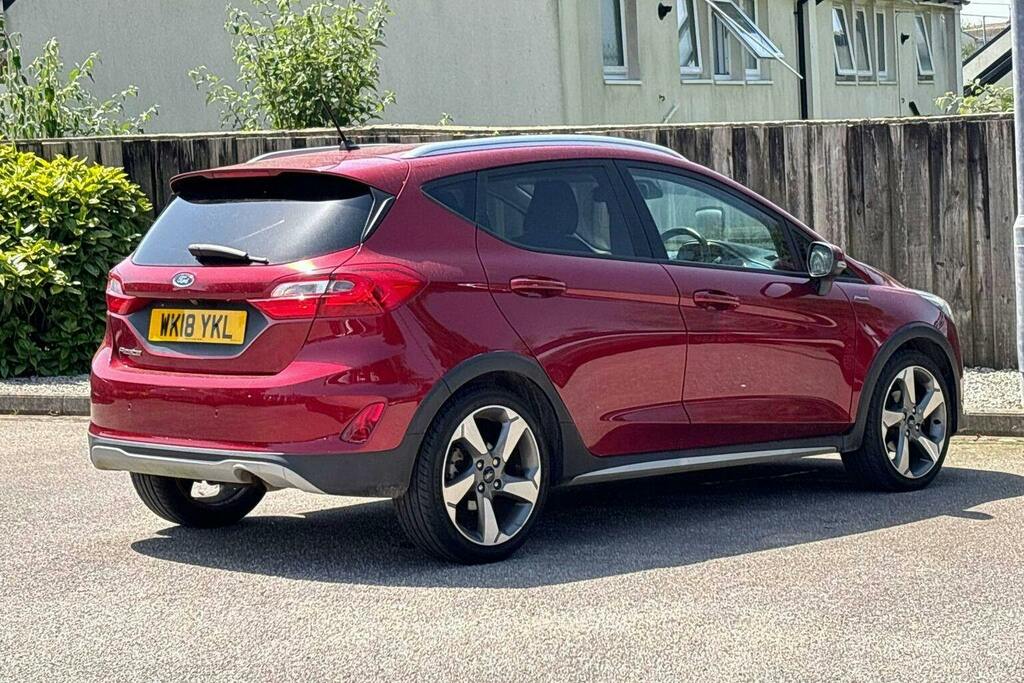 Ford Fiesta 1.0T Ecoboost Active X Hatchback WK18YKL Red #3