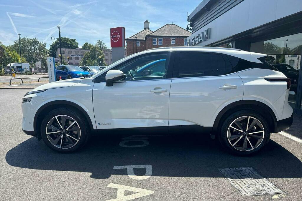 Nissan Qashqai 1.5 H E Power Tekna Suv Hybrid BM23NZX White #6