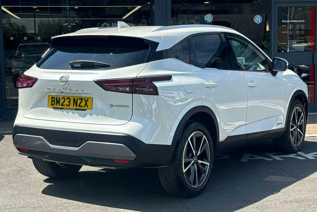 Nissan Qashqai 1.5 H E Power Tekna Suv Hybrid BM23NZX White #3