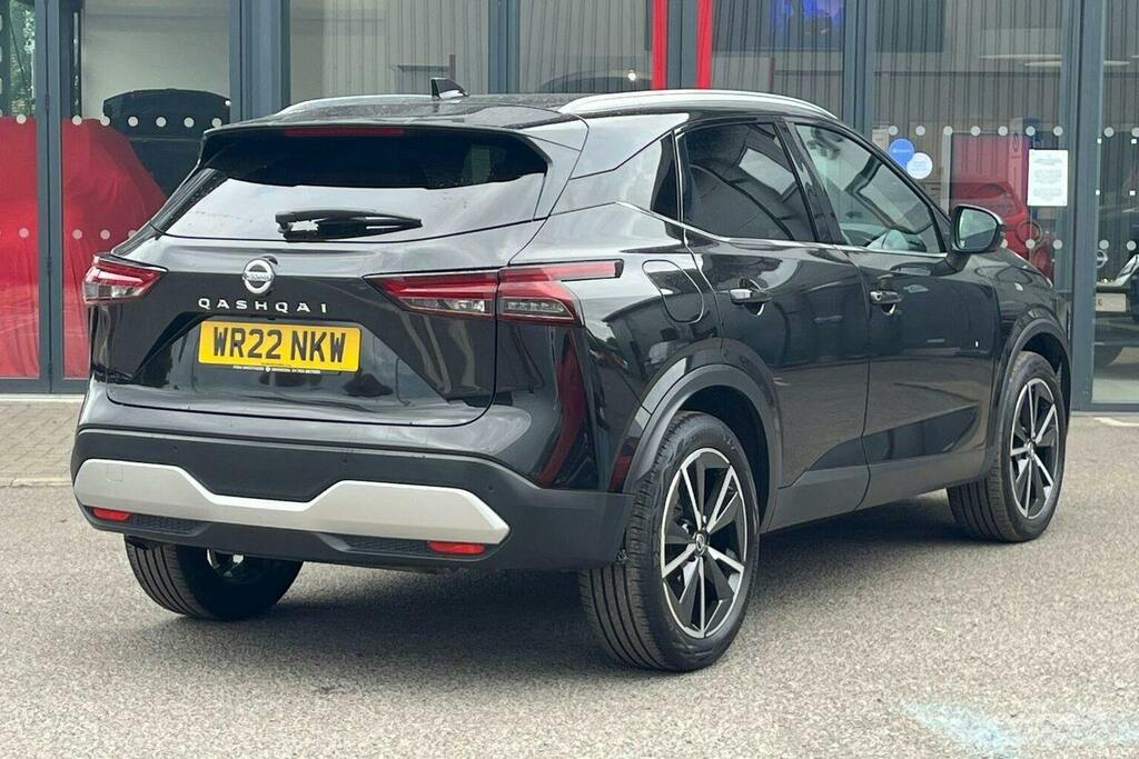 Nissan Qashqai 1.3 Dig T Mhev Tekna Suv Hybrid WR22NKW Black #3
