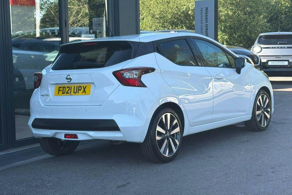 Nissan Micra 1.0 Ig T Tekna Hatchback Xtron White #3
