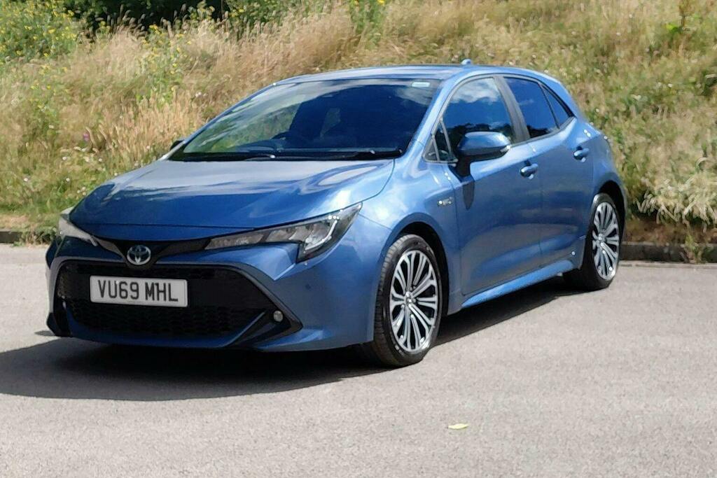 Toyota Corolla 1.8 Vvt H Design Hatchback Hybrid Cvt Blue #3