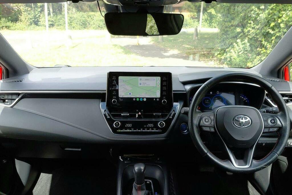 Toyota Corolla 1.8 Vvt H Gr Sport Hatchback Hybrid Cvt Red #6