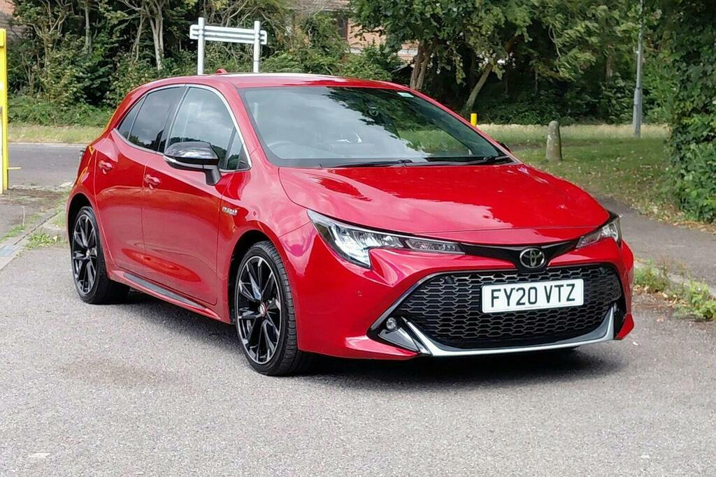Toyota Corolla 1.8 Vvt H Gr Sport Hatchback Hybrid Cvt Red
