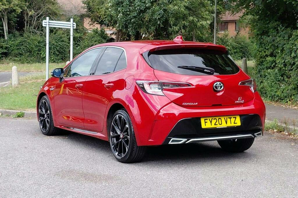 Toyota Corolla 1.8 Vvt H Gr Sport Hatchback Hybrid Cvt Red #4