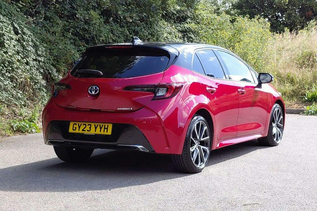 Toyota Corolla 1.8 Vvt H Excel Hatchback Hybrid Cvt Red #2