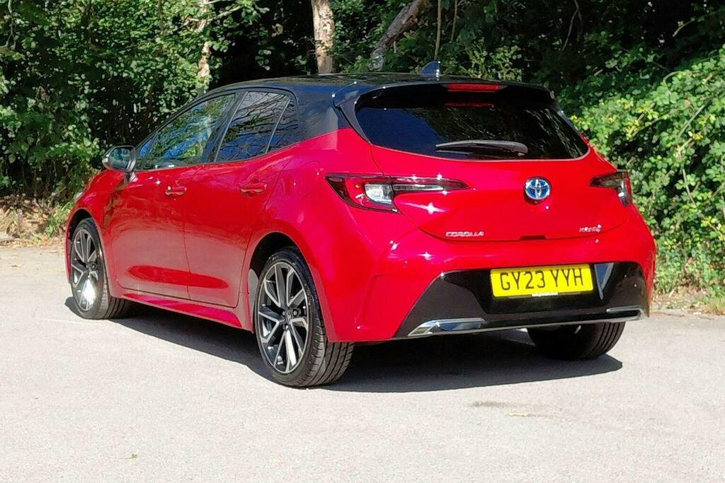 Toyota Corolla 1.8 Vvt H Excel Hatchback Hybrid Cvt Red #4