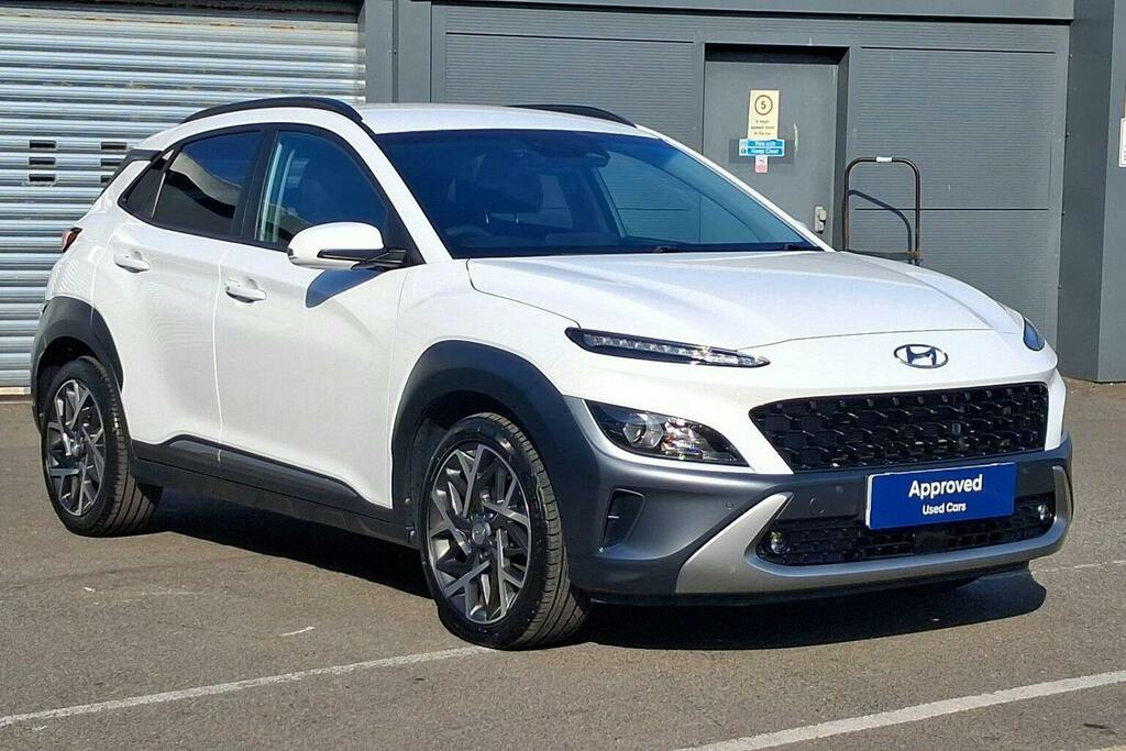 Hyundai Kona 1.6 H Gdi Premium Suv Hybrid Dct White