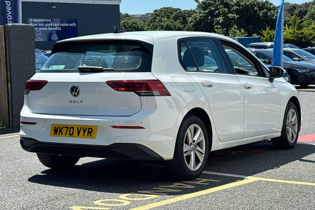 Volkswagen Golf 1.5 Tsi Life Hatchback WK70VYR White #3