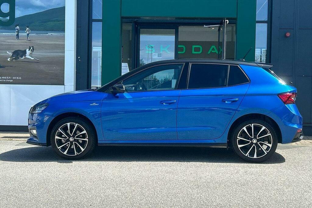 Skoda Fabia 1.0 Tsi Monte Carlo Hatchback KW74URE Blue #6