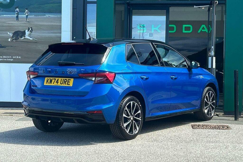 Skoda Fabia 1.0 Tsi Monte Carlo Hatchback KW74URE Blue #3