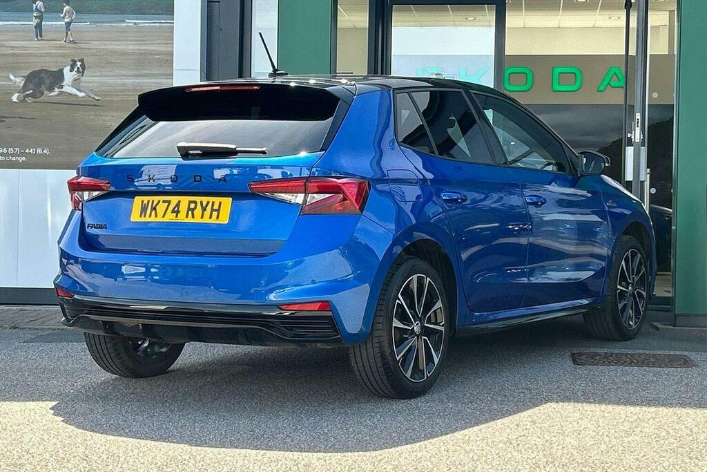 Skoda Fabia 1.0 Tsi Monte Carlo Hatchback WK74RYH Blue #3
