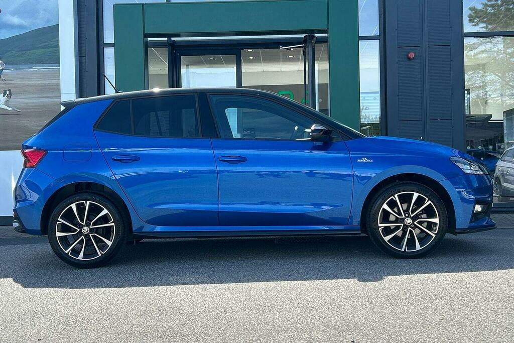 Skoda Fabia 1.0 Tsi Monte Carlo Hatchback WK74RYH Blue #2