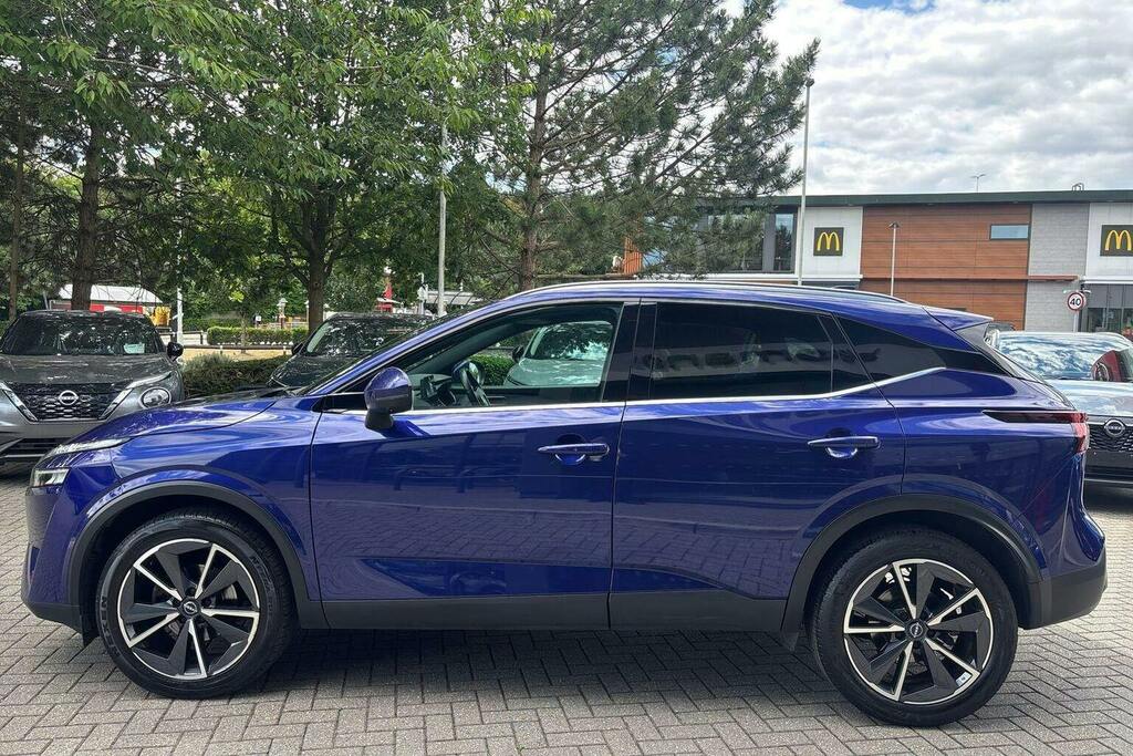 Nissan Qashqai 1.3 Dig T Mhev Tekna Suv Hybrid Xtron HK22KYT Blue #6
