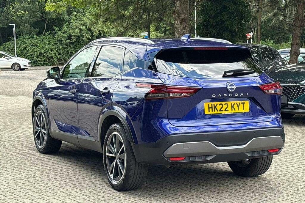 Nissan Qashqai 1.3 Dig T Mhev Tekna Suv Hybrid Xtron HK22KYT Blue #5
