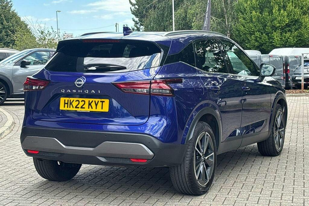 Nissan Qashqai 1.3 Dig T Mhev Tekna Suv Hybrid Xtron HK22KYT Blue #3