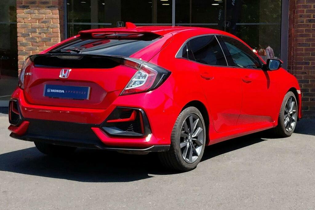 Honda Civic 1.0 Vtec Turbo Sr Hatchback Cvt LM20WYG Red #3