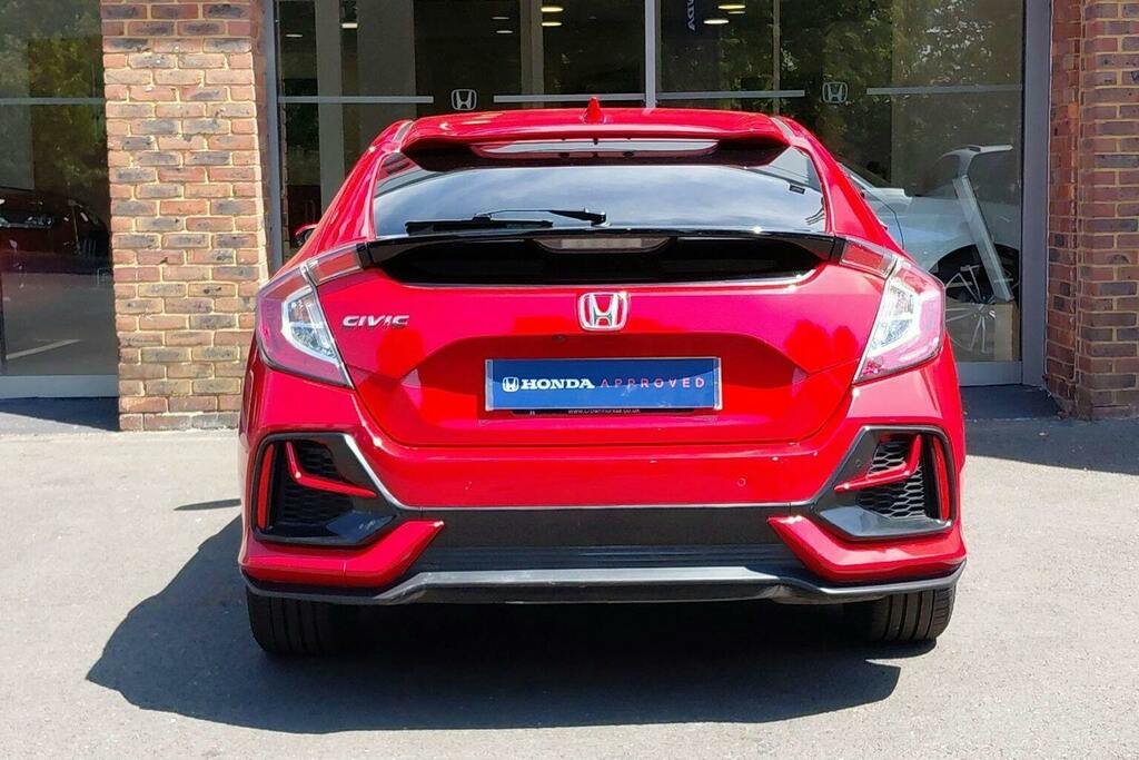 Honda Civic 1.0 Vtec Turbo Sr Hatchback Cvt LM20WYG Red #4