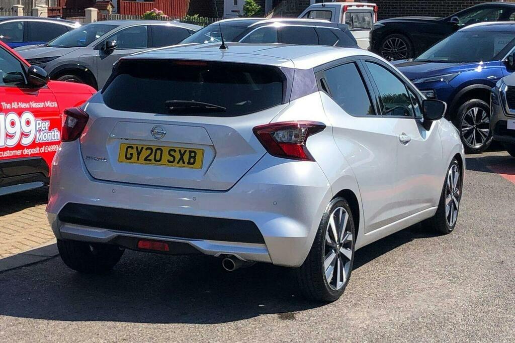 Nissan Micra 1.0 Dig T Tekna Hatchback GY20SXB Silver #3