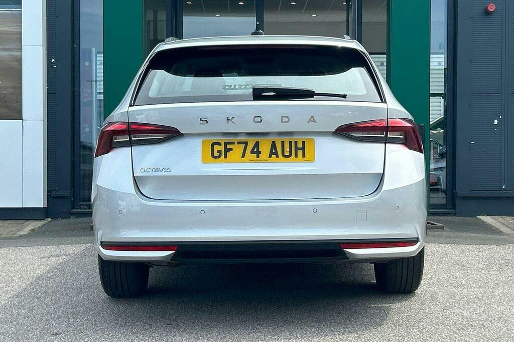 Skoda Octavia 1.5 Tsi Act Se Technology Estate GF74AUH Silver #4