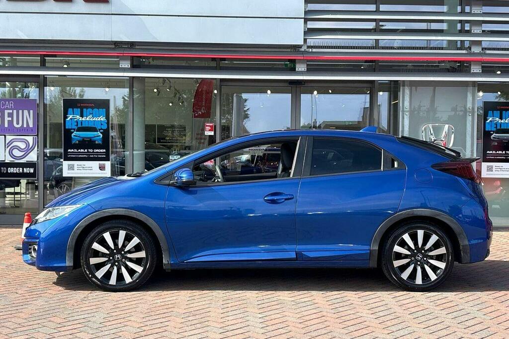 Honda Civic 1.8 I Vtec Sr Hatchback Blue #5