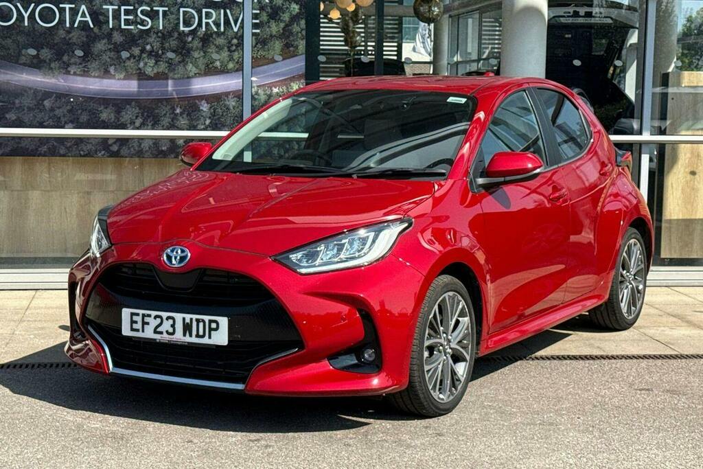Toyota Yaris 1.5 Vvt H Excel Hatchback Hybrid E Cvt EF23WDP Red #3