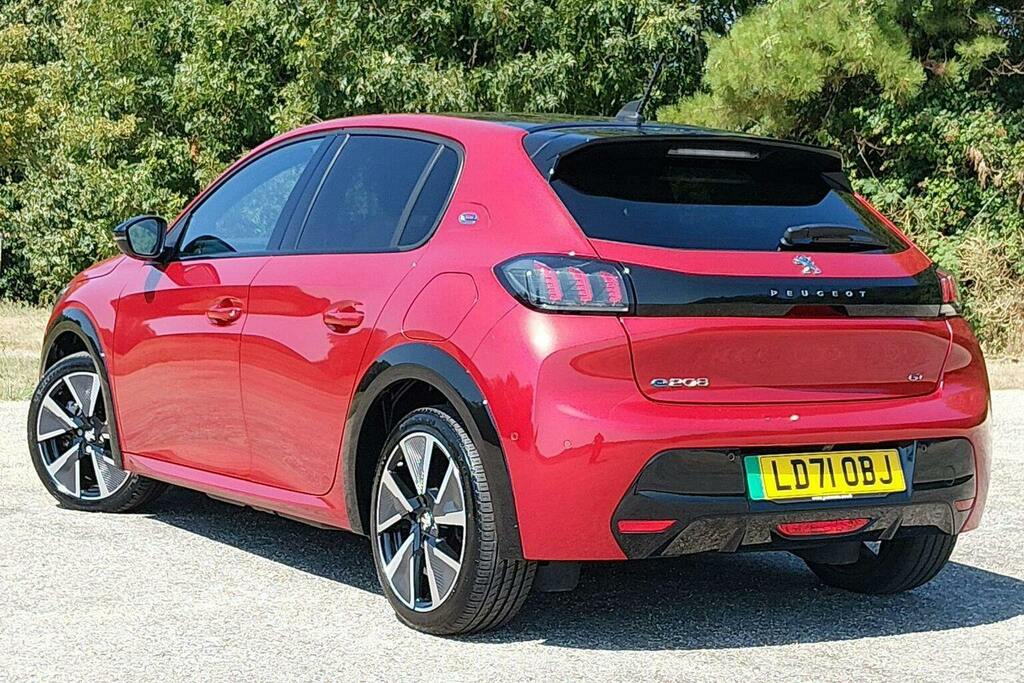 Peugeot e-208 50Kwh Gt Premium Hatchback Red #5